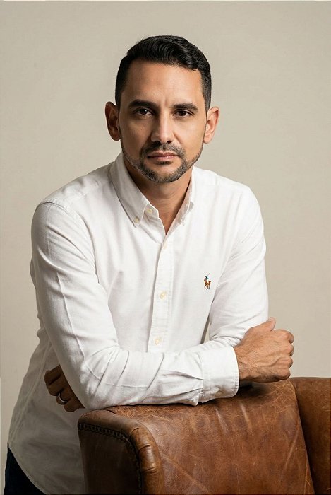 Camisa Ralph Lauren Manga Longa Oxford Branca Pony Colorido