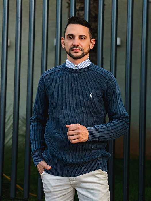 Suéter Ralph Lauren Azul Marinho