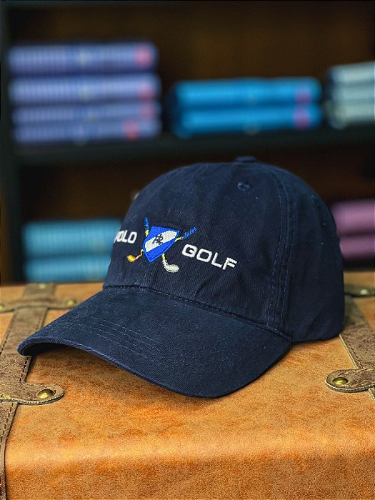 Boné Ralph Lauren Polo Golf Azul Marinho
