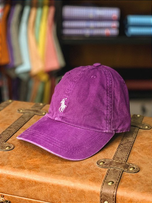 Boné Ralph Lauren Classic Roxo Pony Roxo