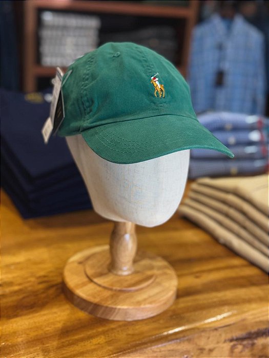 Boné Ralph Lauren Classic Verde Pony Colorido