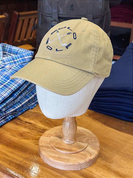 Boné Ralph Lauren Taco de Polo Ocre