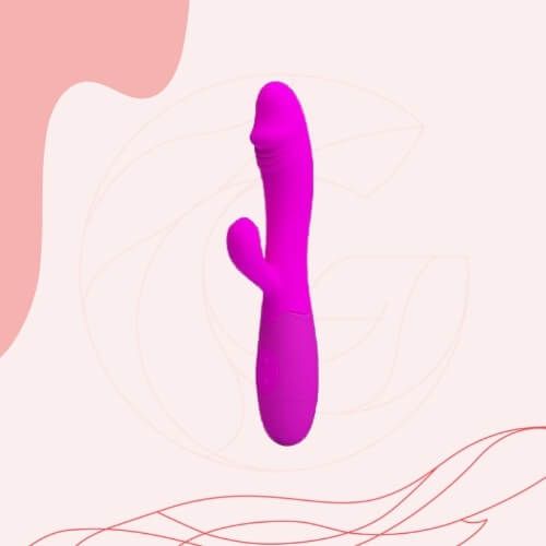 Vibrador Recarregável - Estímulo no PONTO G e CLITÓRIS ao mesmo tempo