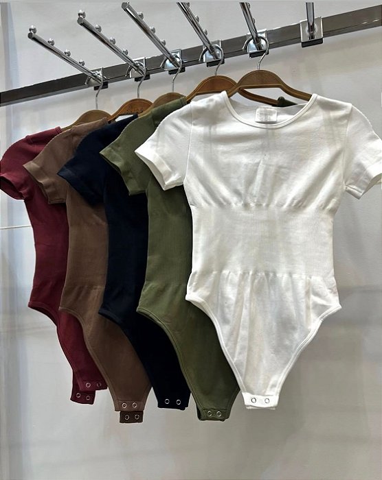 Body Canelado Microfibra