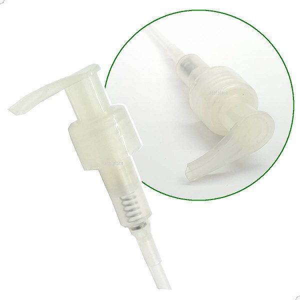 Válvula Pump Bico de Pato NATURAL rosca 24mm R24/410 (10un) (CH/WK/NAT24) Válvula Jato