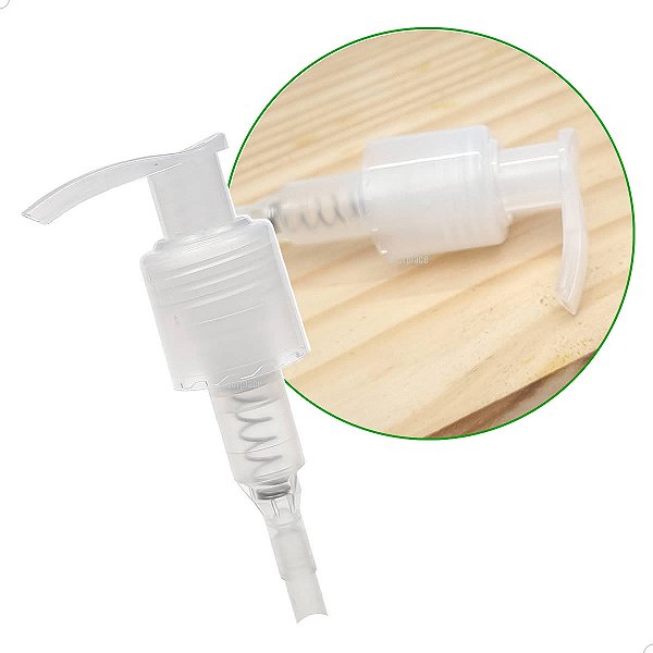 Válvula Pump Bico de Pato NATURAL rosca 24mm R24/415 (10un) (CH/WK/NAT24) Válvula Pump Sabonete Líquido