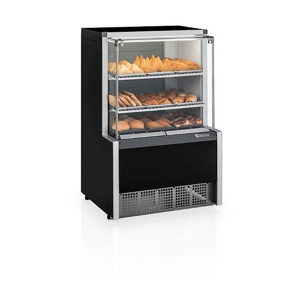 VITRINE ESTUFA C/BANDEJAS MEQA-075R/PR- 220V - GELOPAR