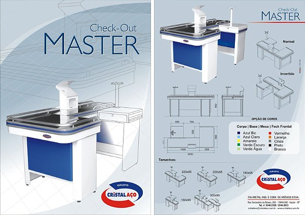 CHECK OUT 2000X95MR-SN CRISTALACO ESQUERDO PRETO