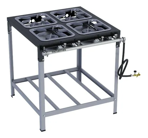 FOGAO M STORI 04 BOCAS 30X30 DE ALTA PRESSAO - METALMAQ