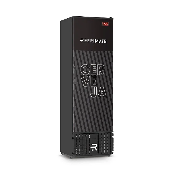 VISA COOLER CERVEJEIRO 400 LITROS PORTA SOLIDA, PRETA - 220V - REFRIMATE
