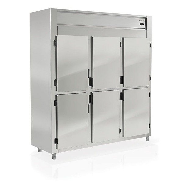GELADEIRA COMERCIAL GELOPAR GREP-6P AI, 6 PORTAS - 220V