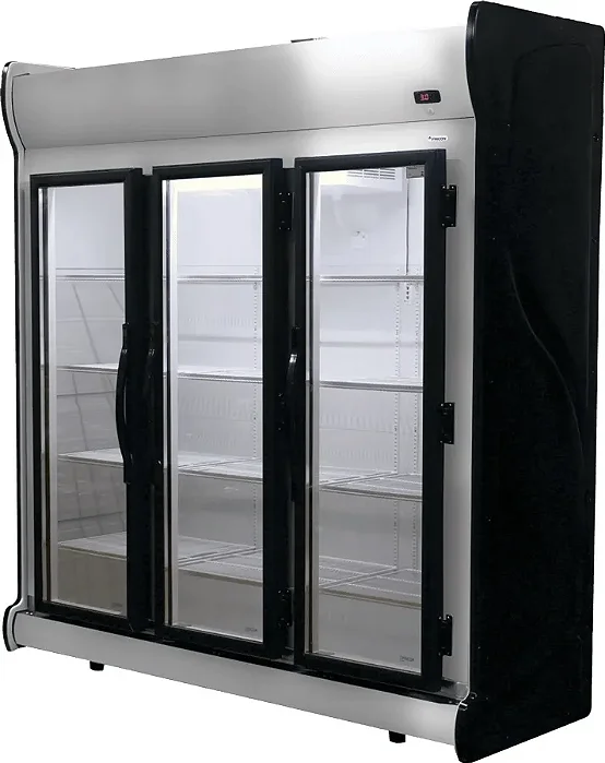EXPOSITOR VERTICAL FRICON 1.450 Litros 3 Portas Inox ACFM1450-1V002 - 220V