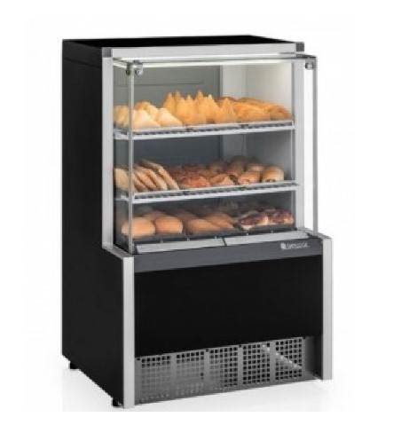 VITRINE ESTUFA C/BANDEJA MEQA-075R/PR - 127V - GELOPAR