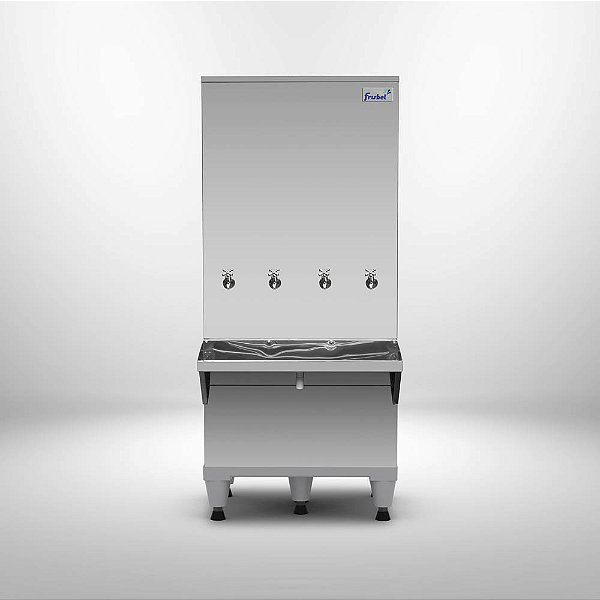 RESFRIADOR DE AGUA INDUSTRIAL 200LITROS 04 INOX 04 TRONEIRA 220V