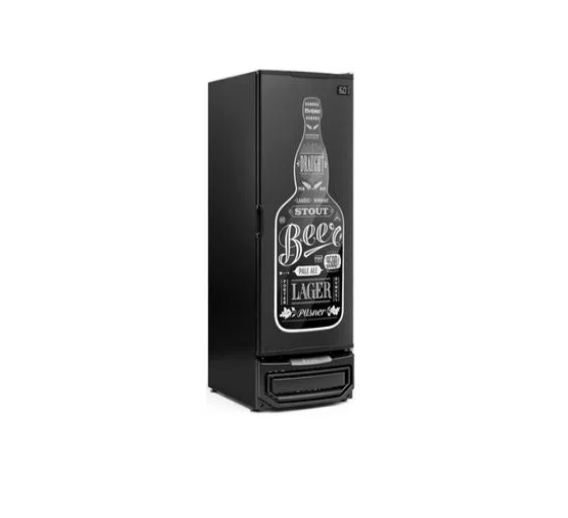 GCB-57/PR/127V CERVEJEIRA VERTICAL 196G 600ML PRETA