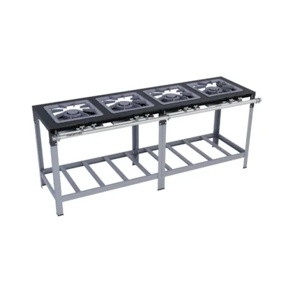 FOGAO M14 STORI PREMIUM 04 BOCAS DUPLAS 40X40, P9 LINHA- METALMAQ