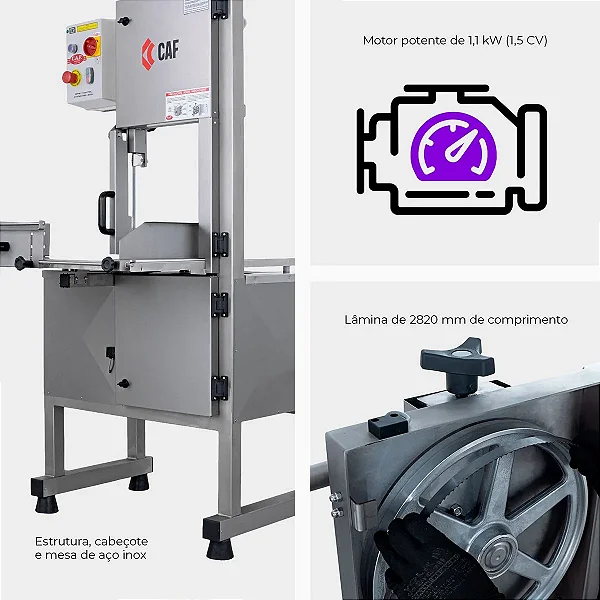 SERRA FITA CAF SFO 282INOX 1,5CV