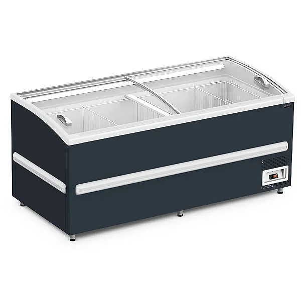 Expositor Ilha Eco1900/PR/Motor Inverter/ilum LED REFRIMATE 220V
