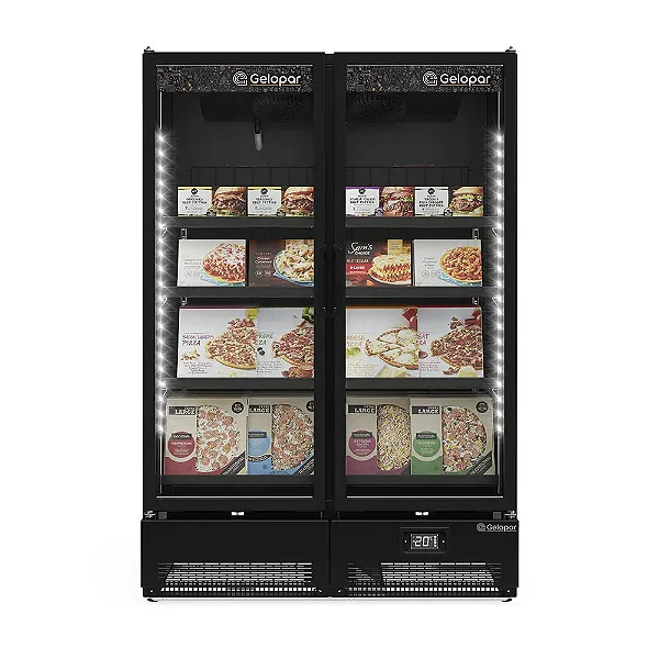 GCVC-950EL/CB/PR/220V FREEZER CONSERVADOR VERT 02 PORTAS GELOPAR