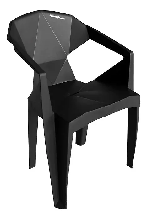 POLTRONA DIAMOND PRETO 1a LINHA
