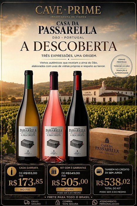 Kit 3 gfs Casa da Passarella " A Descoberta"