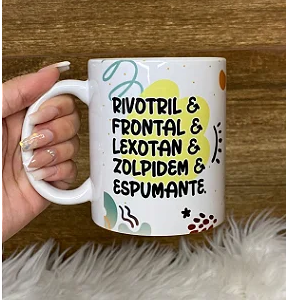 Caneca Personalizada de Porcelana Estressadinha