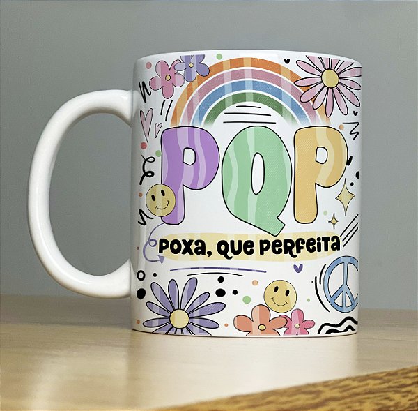Caneca Personalizada de Porcelana PQP