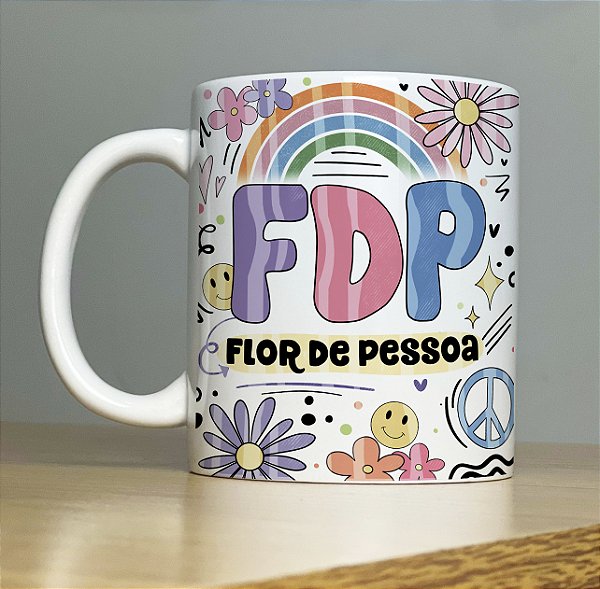 Caneca Personalizada de Porcelana FDP