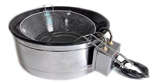 7L Fritadeira Elétrica Aro Inox com Tacho em Alumínio