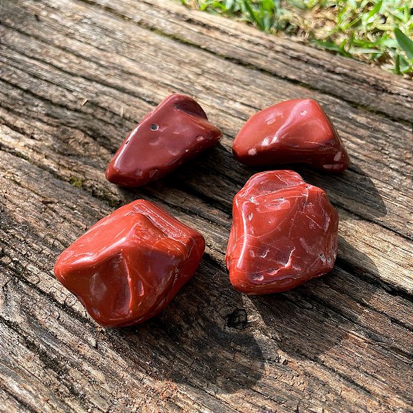 Jaspe vermelho rolado
