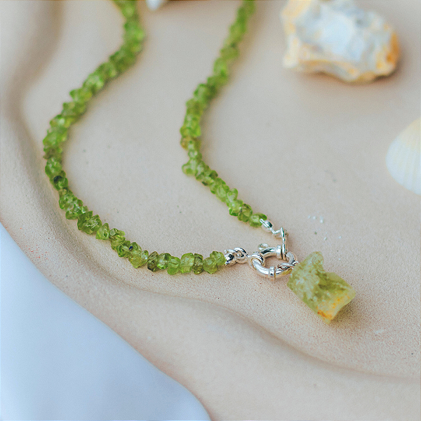 Colar de Peridoto com Heliodoro