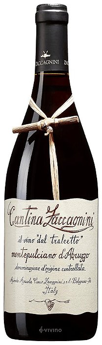 Cantina Zaccagnini Vino dal Tralcetto Montepulciano d'Abruzzo - 750ml