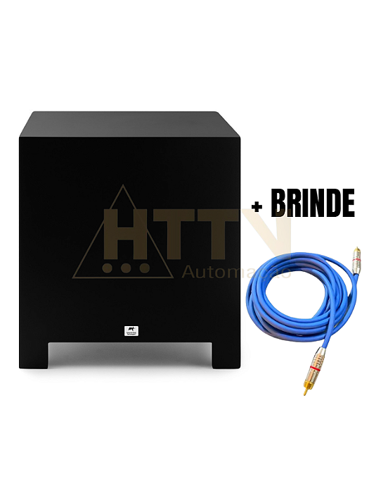 Subwoofer Ativo AAT Rakt Cube 10 / 500w Preto + BRINDE