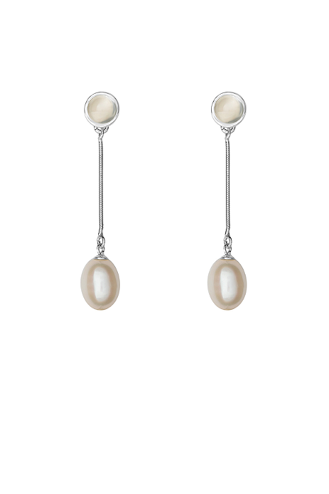 Brincos Gotas de Pérolas