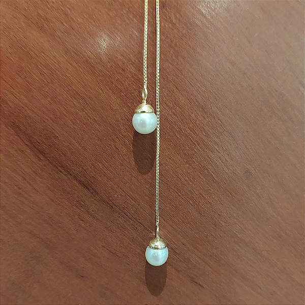 Pêndulo de Pérolas Ouro