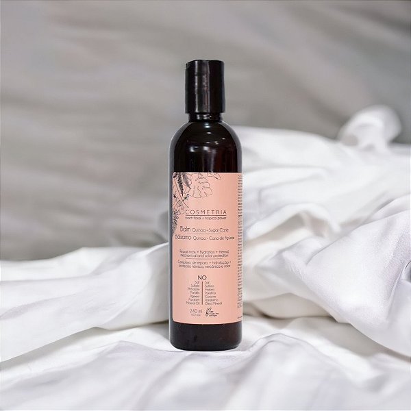 PROTETOR TÉRMICO, SOLAR E LEAVE IN BÁLSAMO QUINOA E AÇÚCAR 240ml