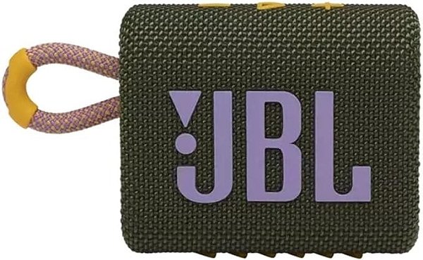 Caixa bt jbl go3 green ipx7