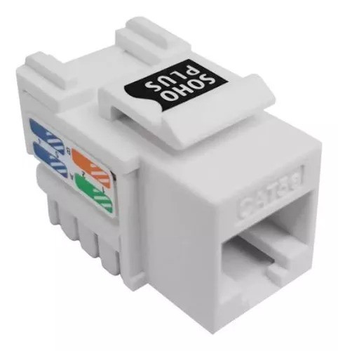 Conector femea keystone sohoplus cat 5e t568a b branco - furukawa
