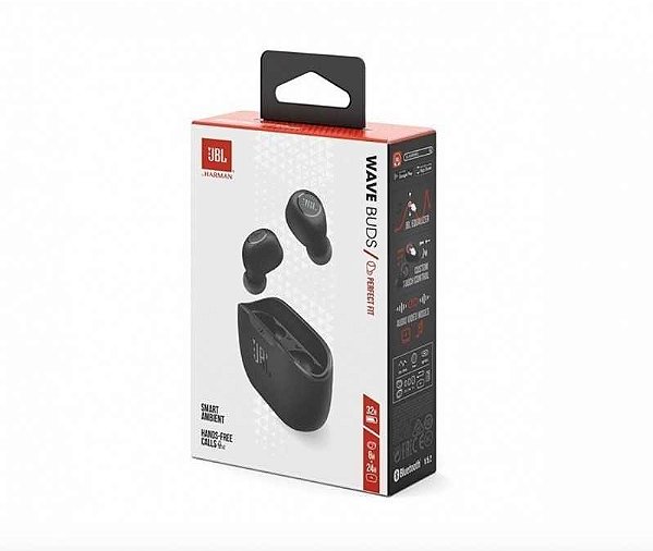 Fone de ouvido jbl wave200 tws wht