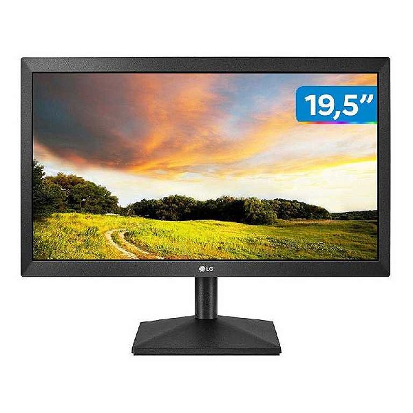 Monitor lg 19,5 led hd (1366 x 768)freq .60hz hdmi vga-20mk 400h-b