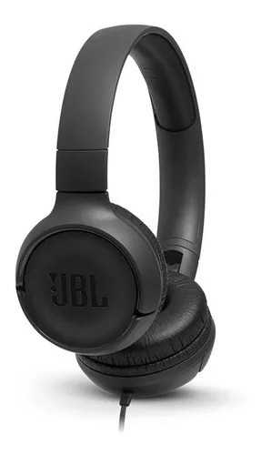 Fone de ouvido jbl tune 500 c fio preto  jbl t500blk