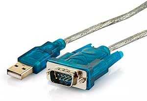 Cabo conversor porta serial rs232 usb azul vga femea xusb