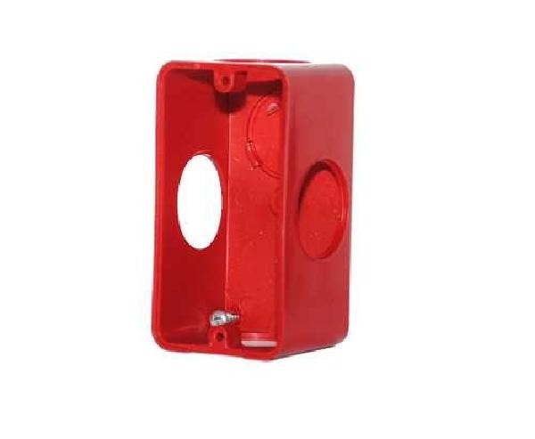 Caixa 5 entr pvc 1 2  - 3 4  - vermelha