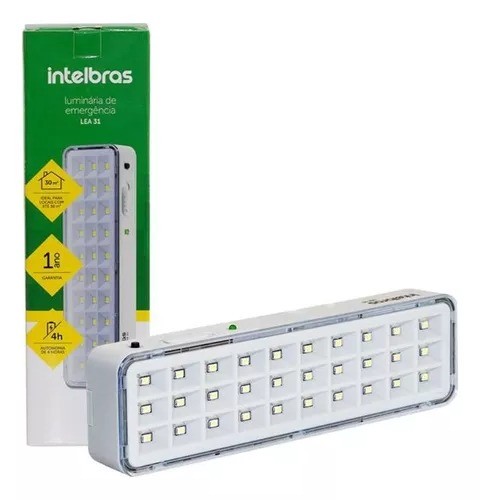 Luminária de Emergência 30 LEDs LEA30 Intelbras