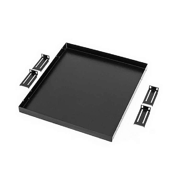 Bandeja fixa para rack 1u 19pol 400mm preto gforce