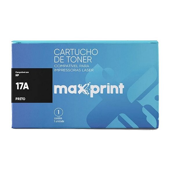 Toner hp p-1085 preto maxprint cf217a- m102, m102a, m102w, m130, m130a, m130f,m130fn, m130nw