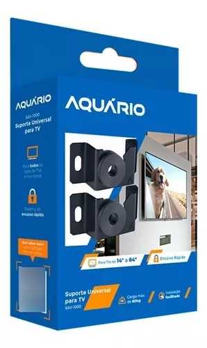 Suporte tv fixo universal 14-84 aquario sav-1000