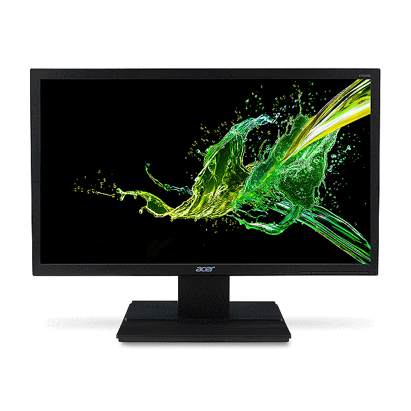 Monitor acer v6 v206hql abi lcd 19.5  preto 100v 240v