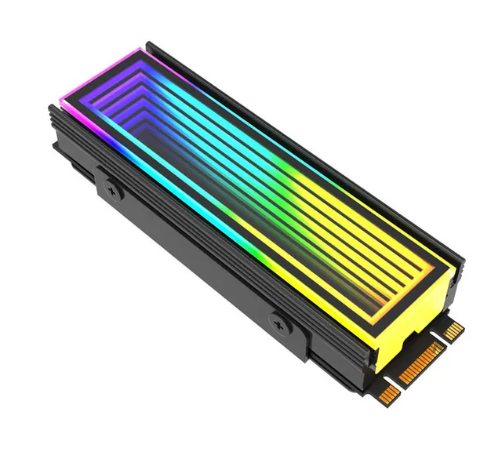 Dissipador rgb nvme refrigerador 5v argb m.2
