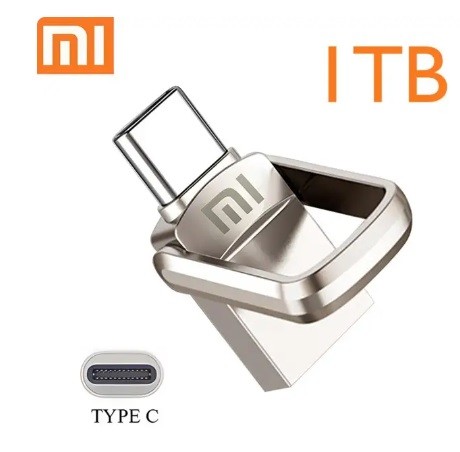 Pen drive memória portátil tipo c transmissão mútua, usb 3.1 - 1tb